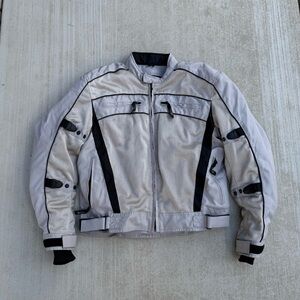 Xelement Motorcycle Silver Padded
Jacket Mens Medium